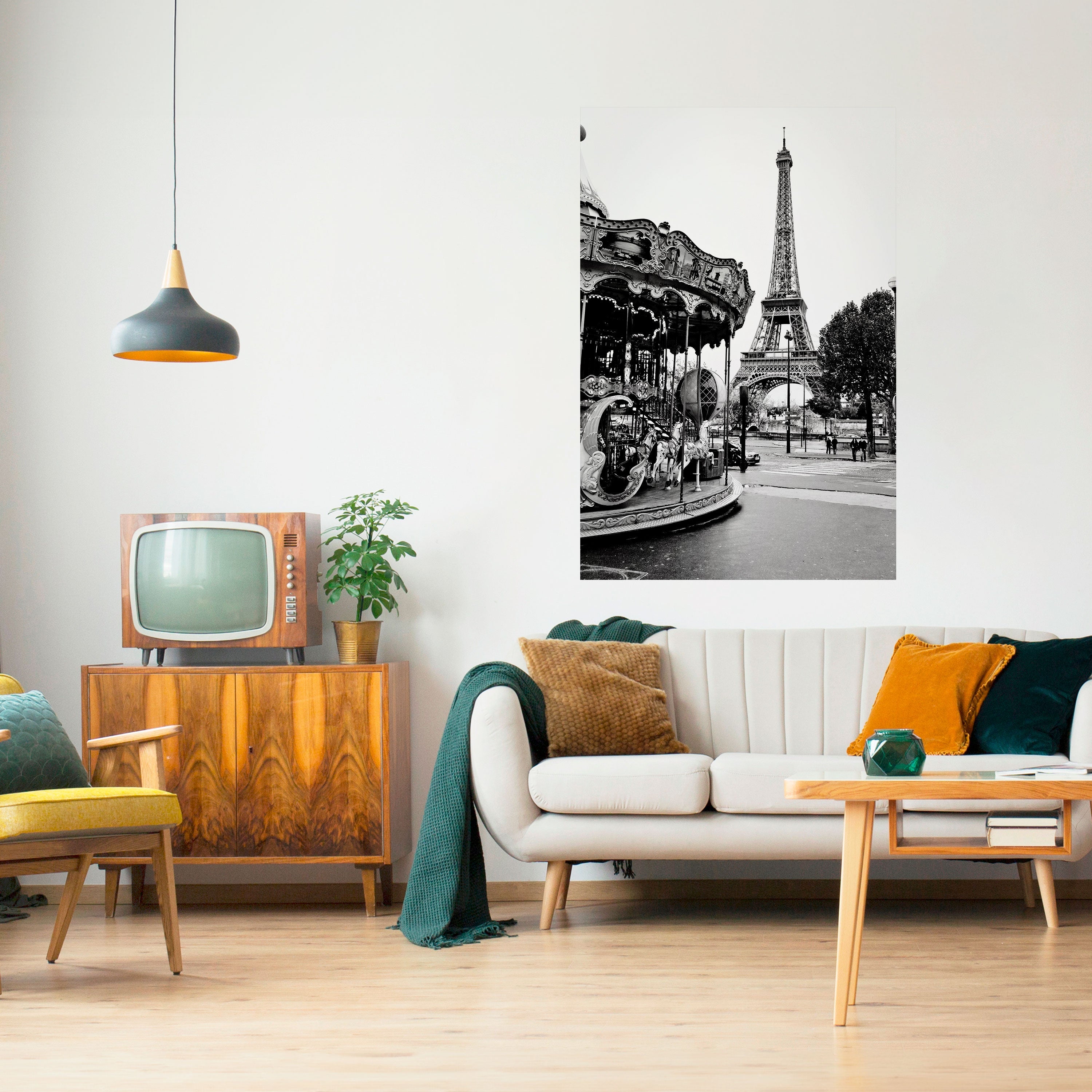 CHARMS OF THE CITY Peel and Stick Vertical Poster