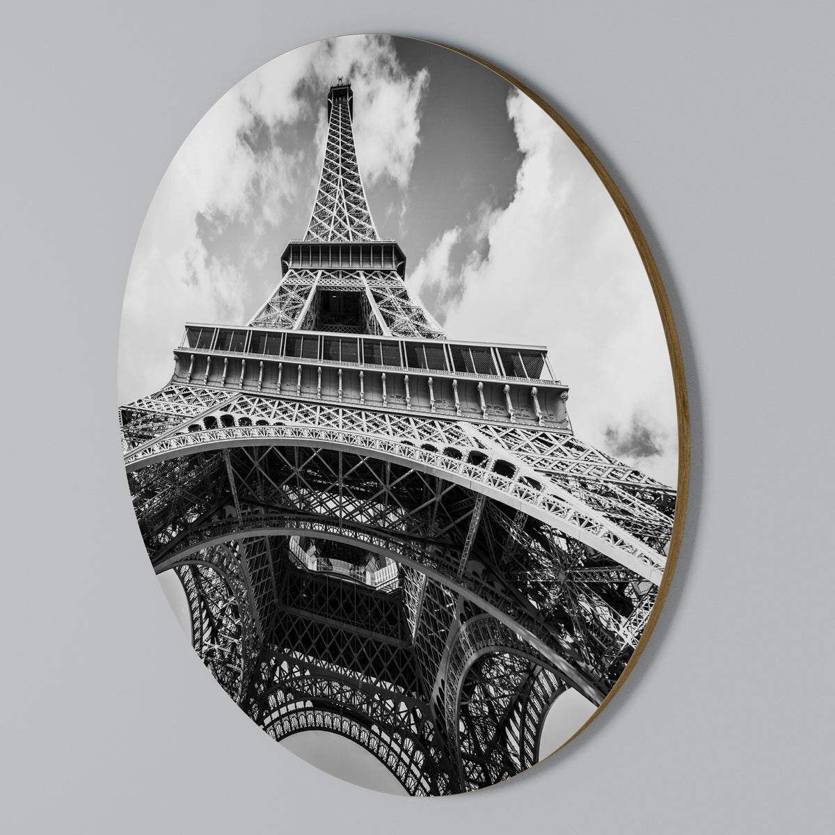 TIMELESS EIFFEL PERSPECTIVE Arte de Parede Redonda