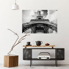 TIMELESS EIFFEL PERSPECTIVE Peel and Stick Horizontal Poster