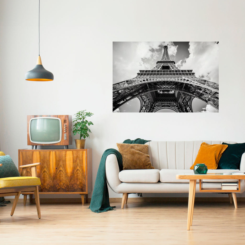TIMELESS EIFFEL PERSPECTIVE Peel and Stick Horizontal Poster