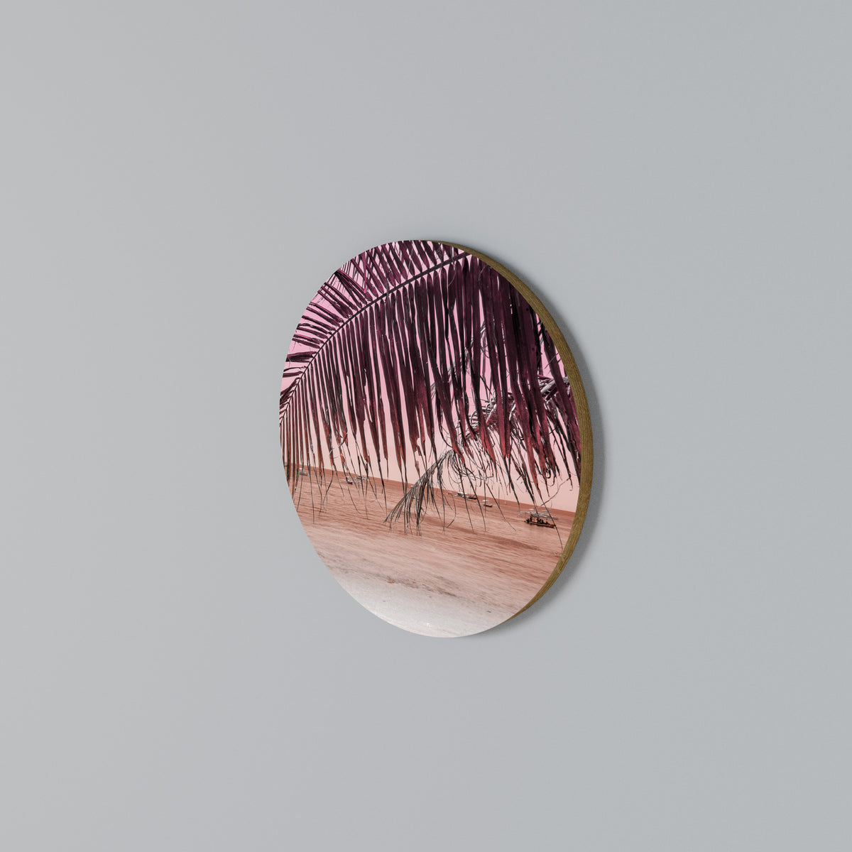 TROPICAL WHISPERS Arte de Parede Redonda