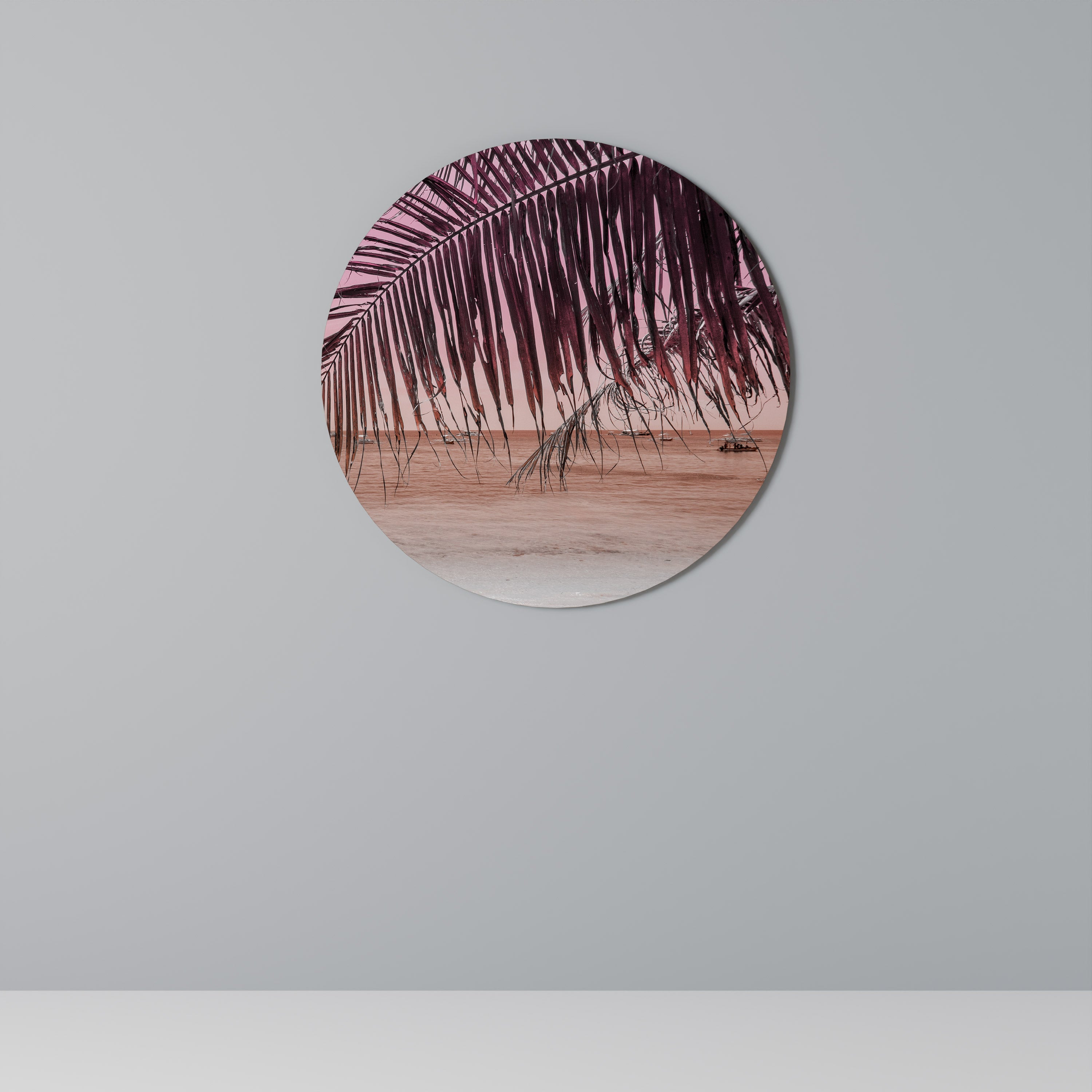 TROPICAL WHISPERS Round Wall Art
