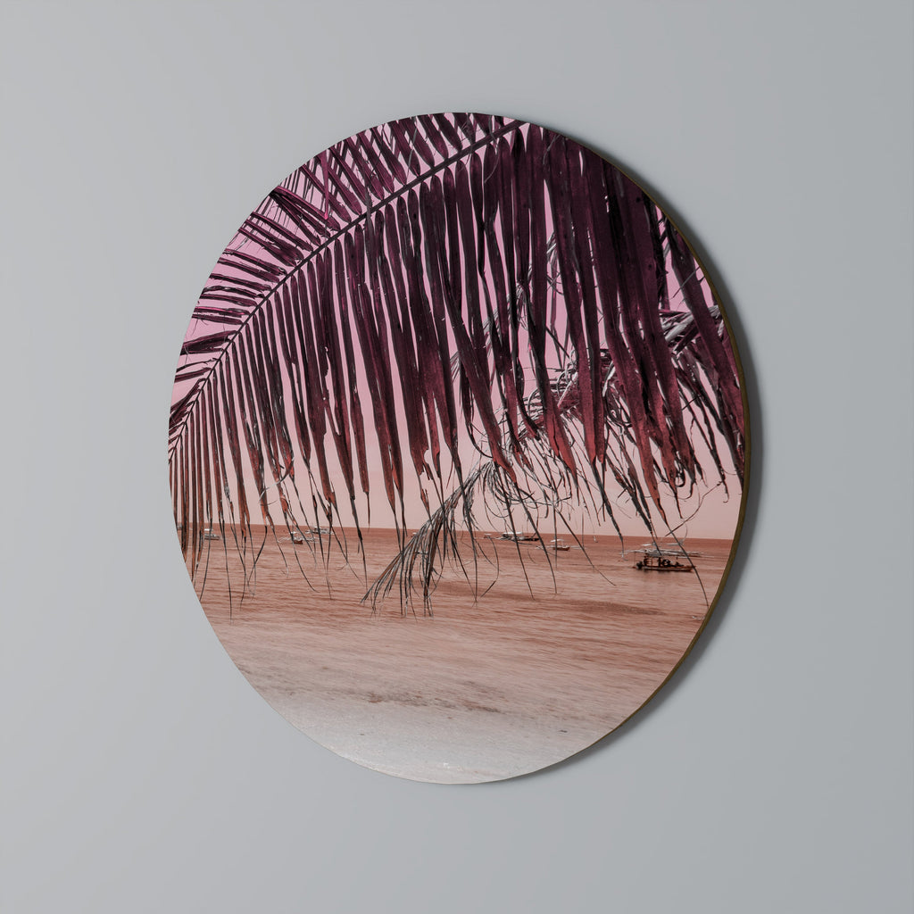 TROPICAL WHISPERS Round Wall Art