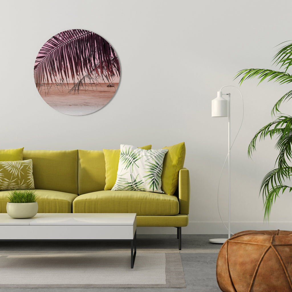 TROPICAL WHISPERS Round Wall Art