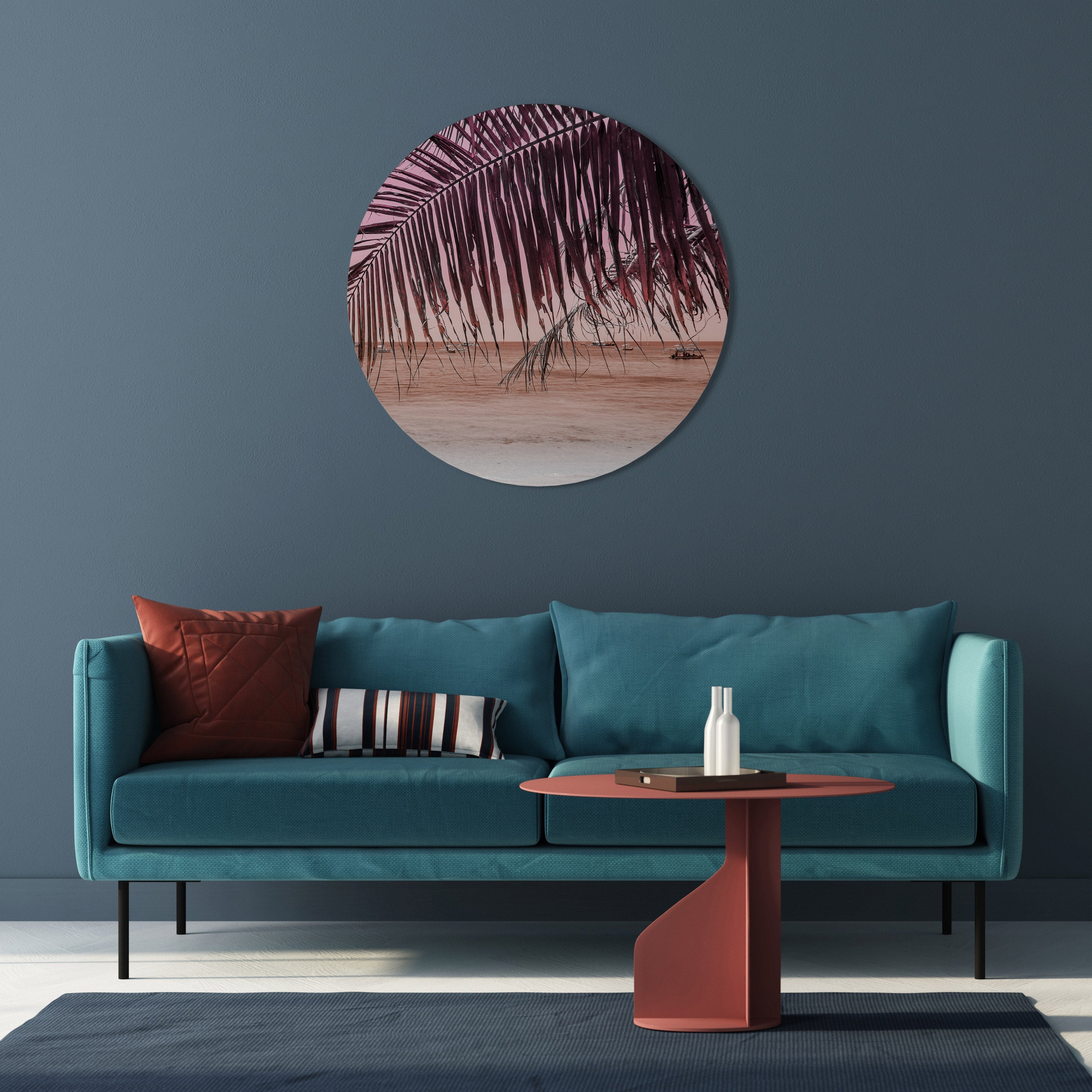 TROPICAL WHISPERS Round Wall Art