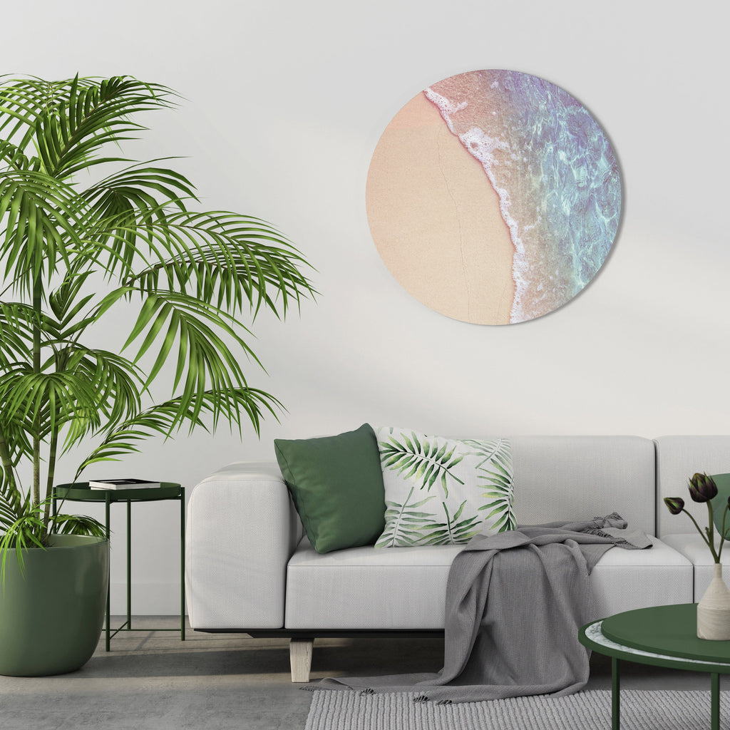 DREAMY SANDSCAPE HUES Quadro Redondo Decorativo