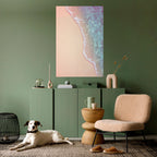 DREAMY SANDSCAPE HUES Poster Vertical Autocolante