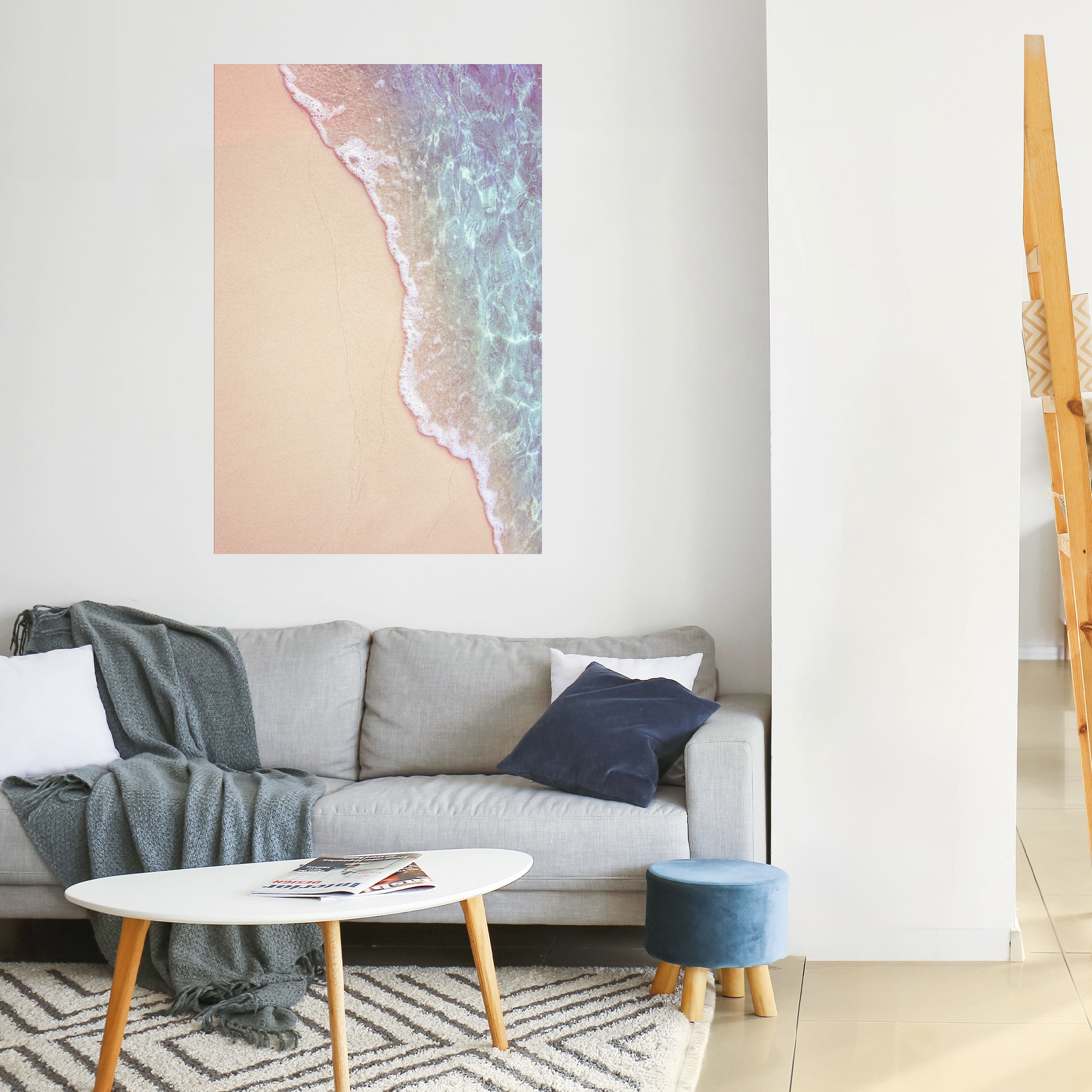 DREAMY SANDSCAPE HUES Poster Vertical Autocolante