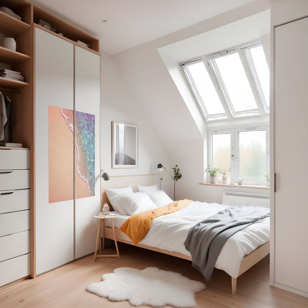 DREAMY SANDSCAPE HUES Poster Vertical Autocolante