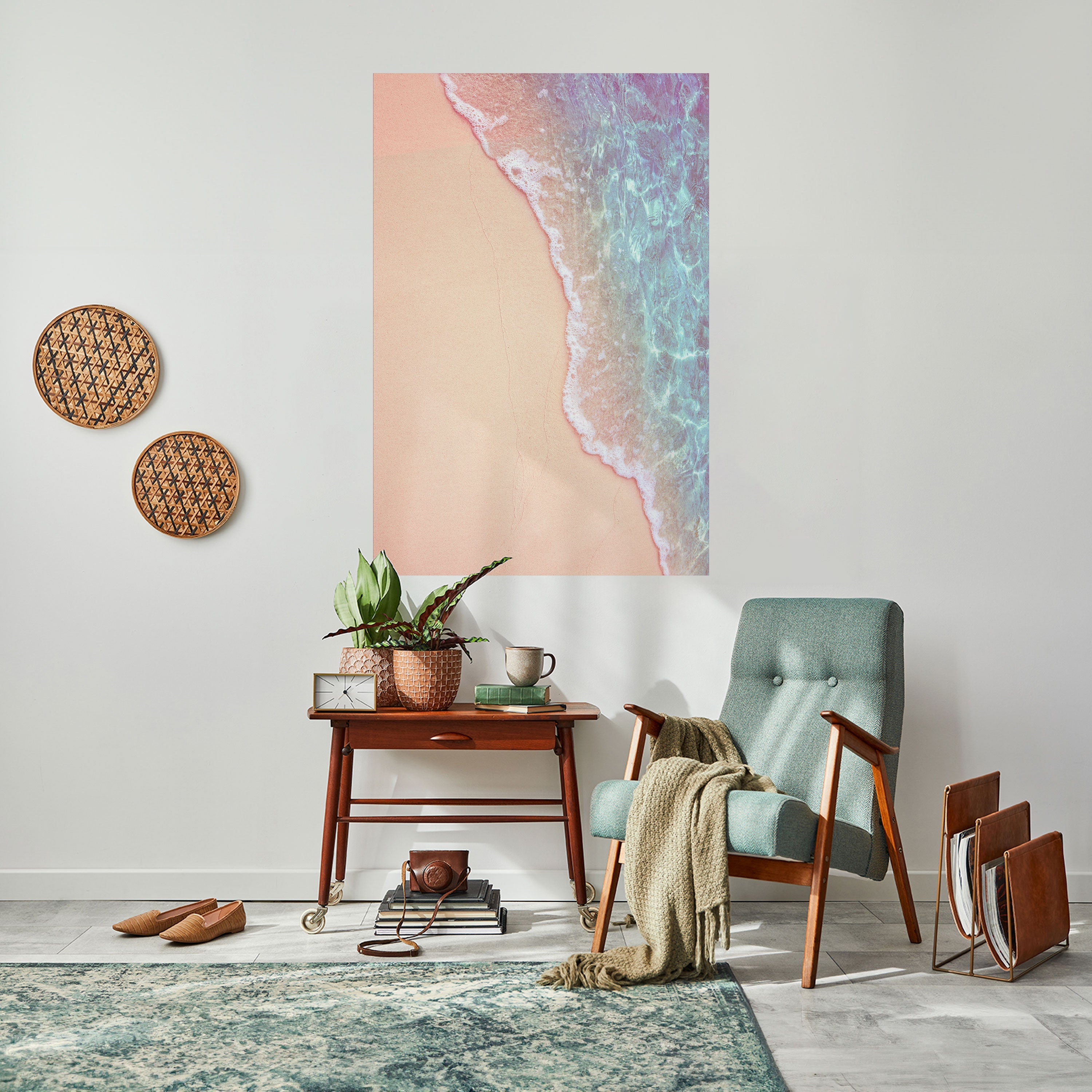 DREAMY SANDSCAPE HUES Peel and Stick Vertical Poster