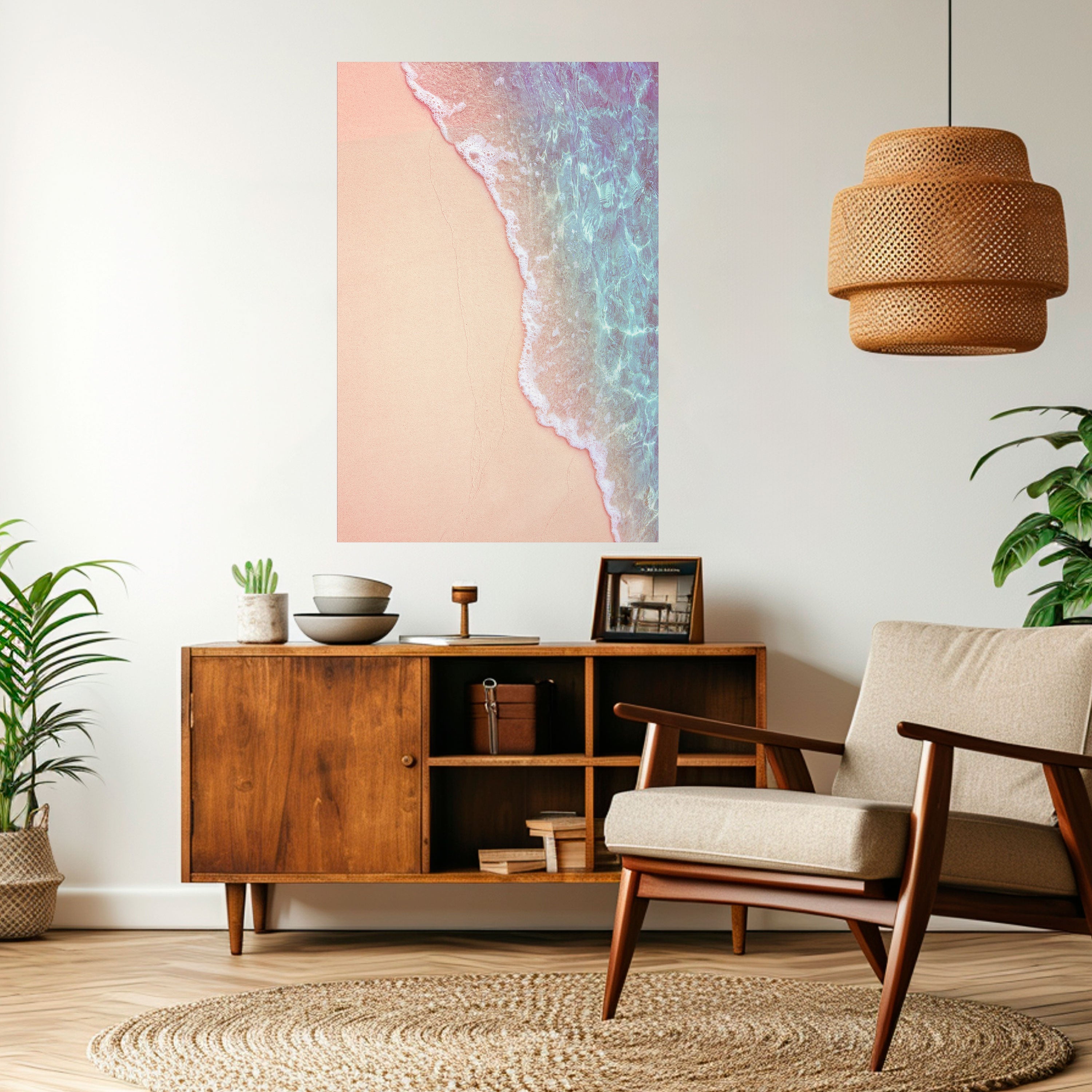 DREAMY SANDSCAPE HUES Peel and Stick Vertical Poster