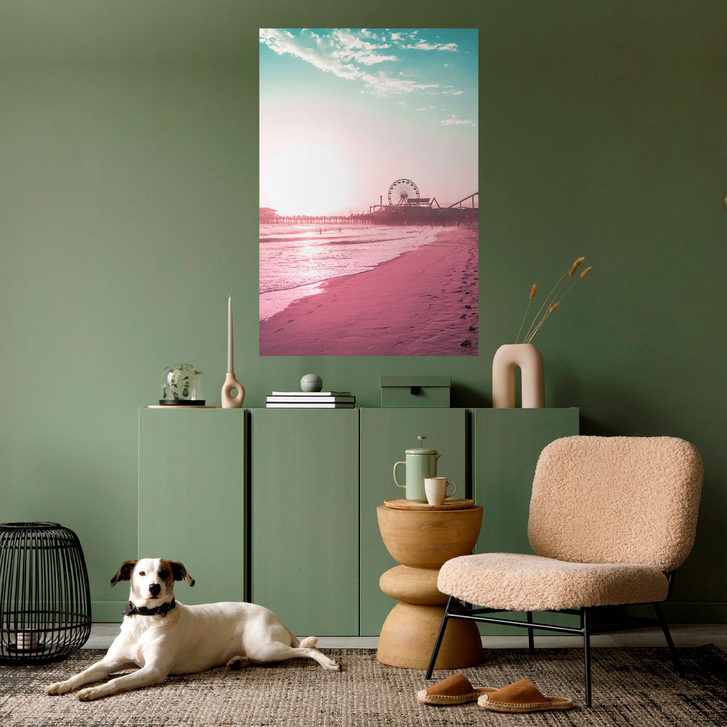 PASTEL COAST VIBES Poster Vertical Autocolante