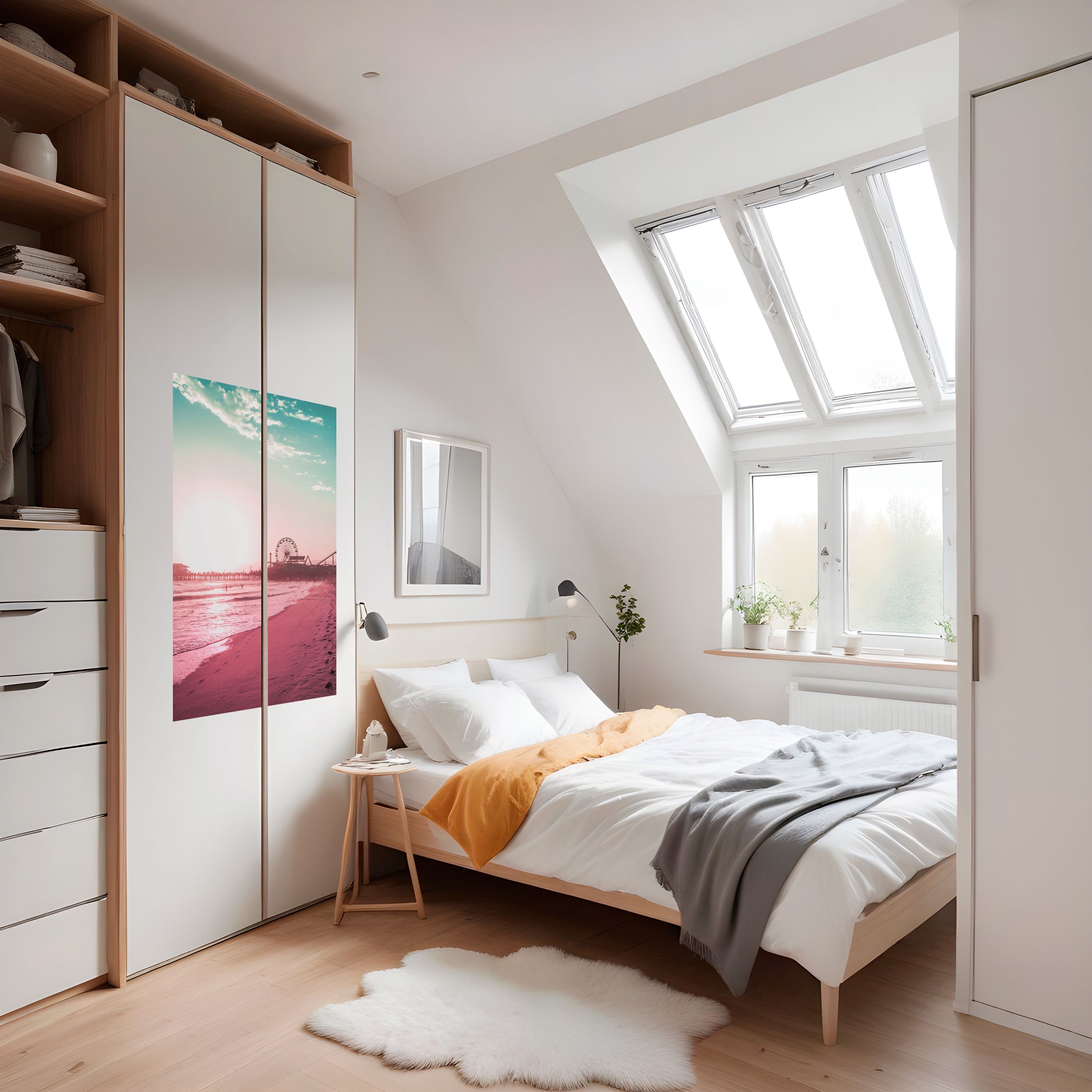 PASTEL COAST VIBES Poster Vertical Autocolante