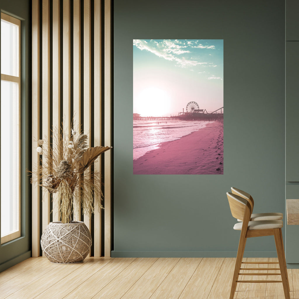 PASTEL COAST VIBES Poster Vertical Autocolante