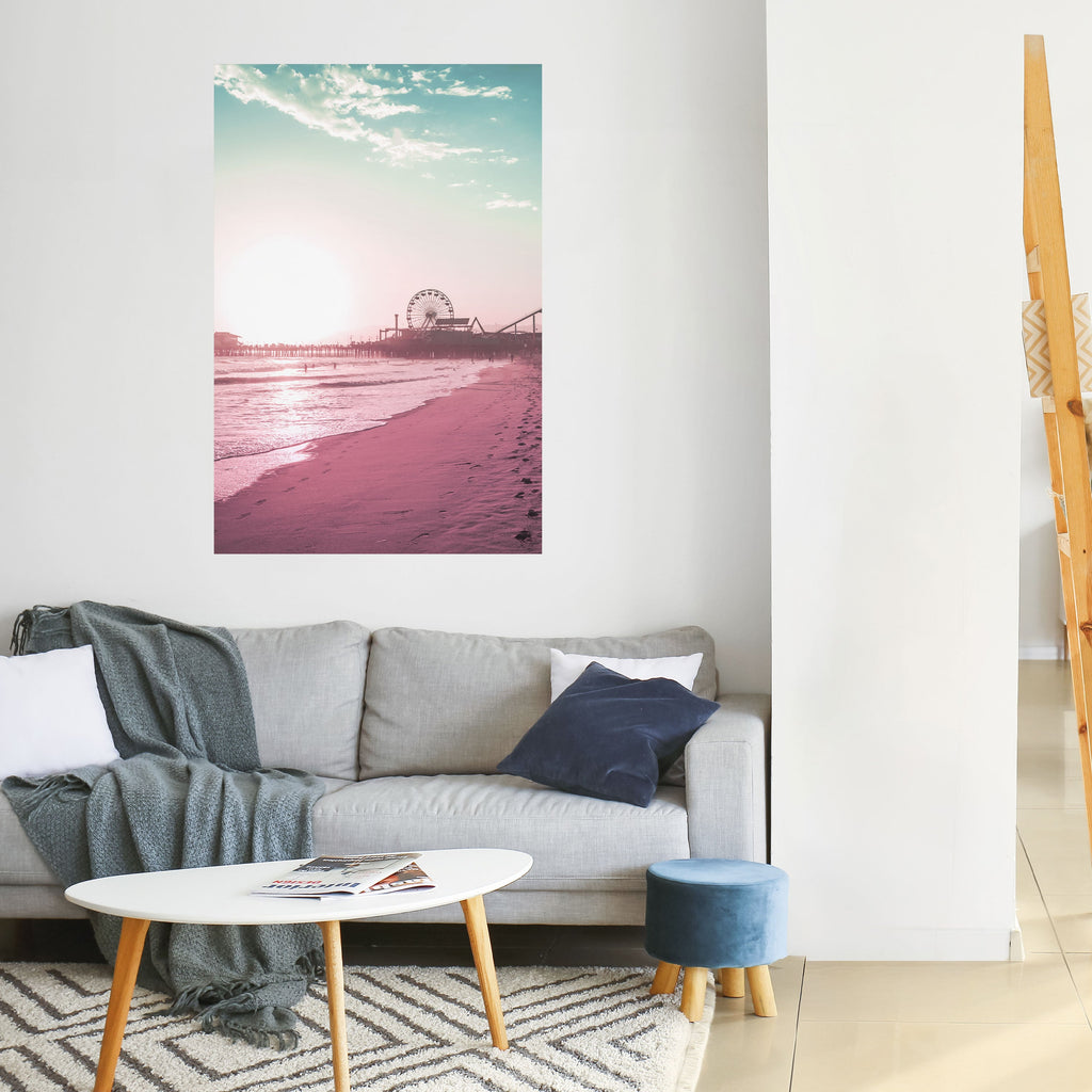 PASTEL COAST VIBES Poster Vertical Autocolante