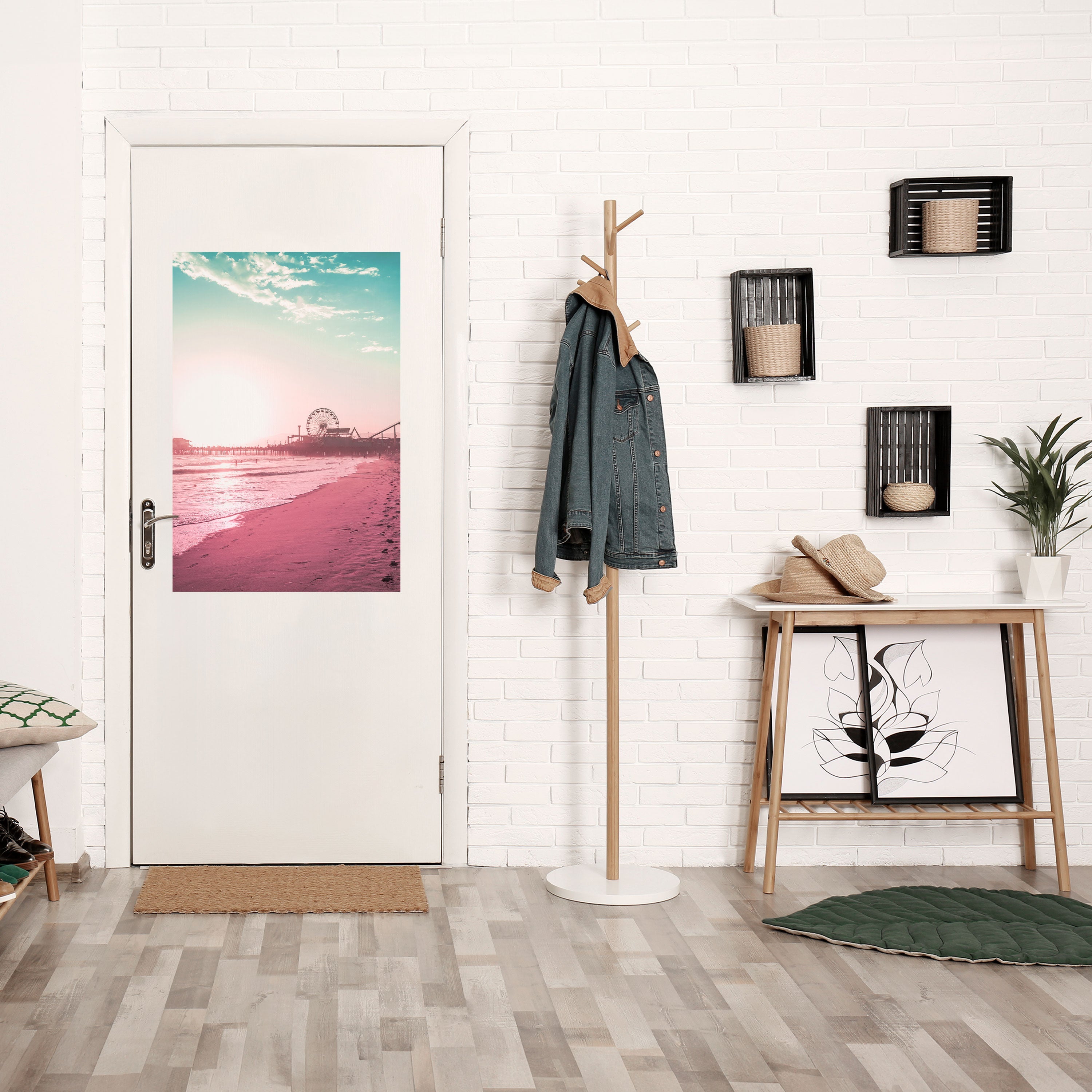 PASTEL COAST VIBES Poster Vertical Autocolante