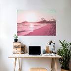 PASTEL COAST VIBES Peel and Stick Horizontal Poster