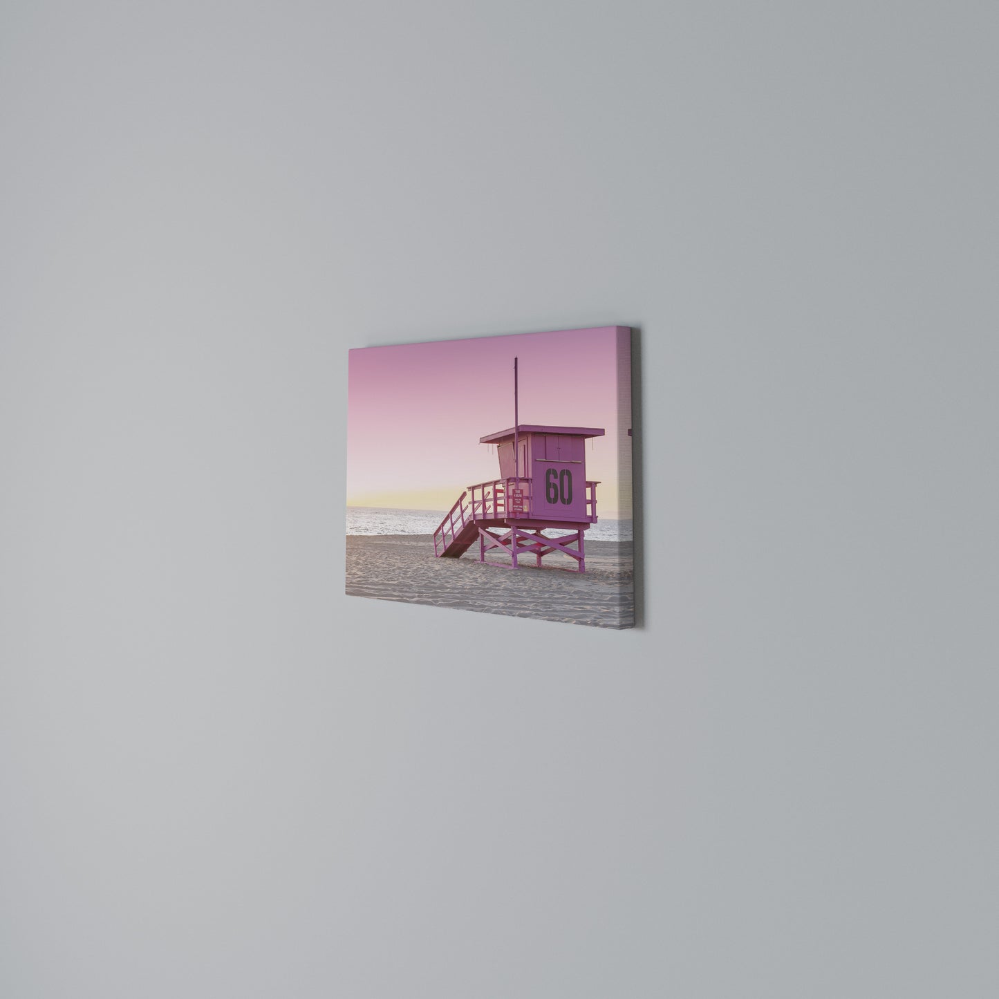 PINK PARADISE WATCH Horizontal Canvas Print