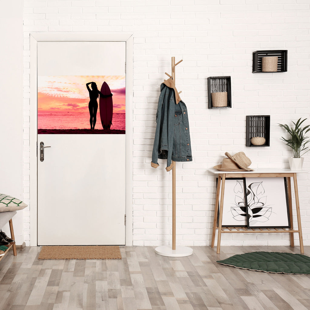 SUNSET SURF SPIRIT Peel and Stick Horizontal Poster