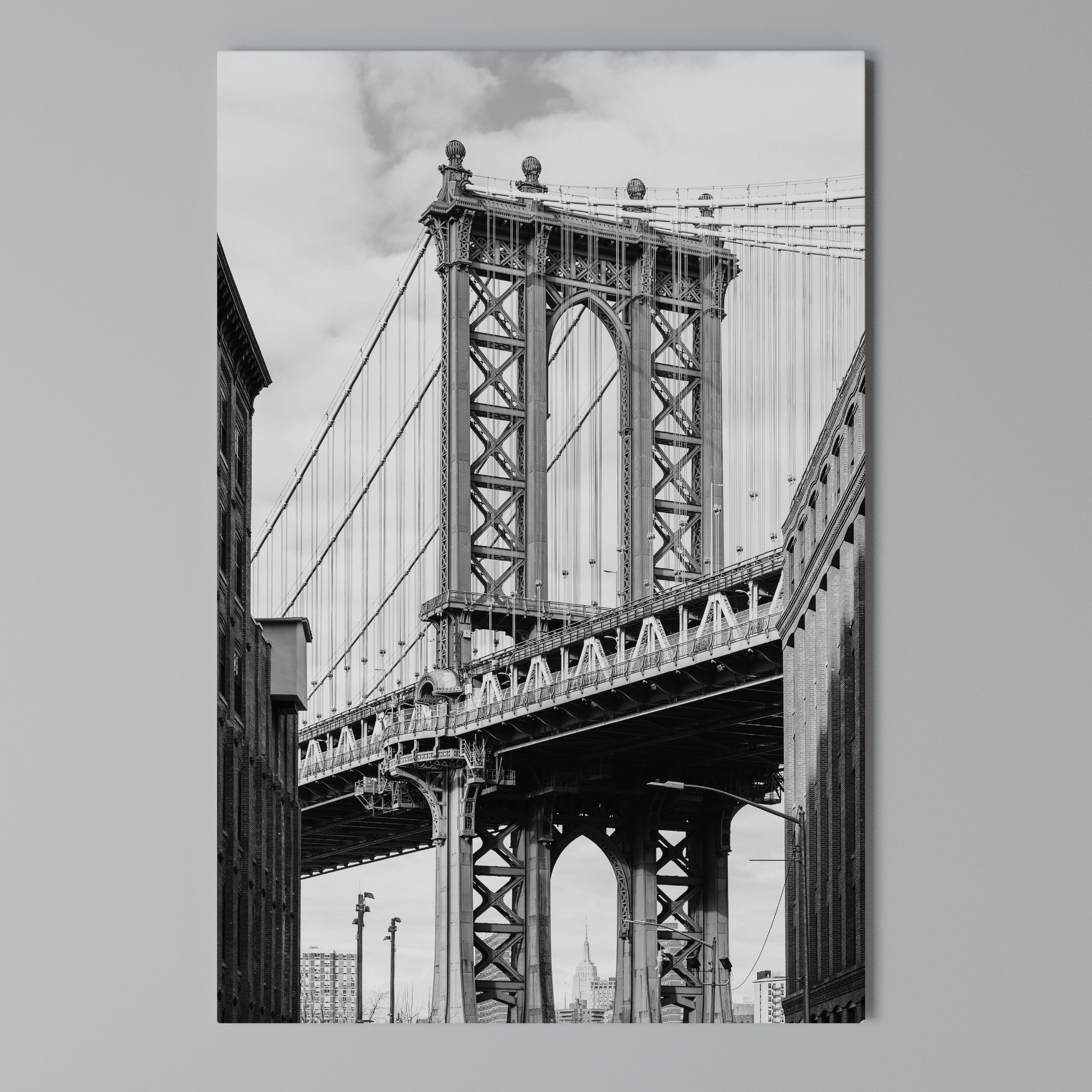 BRIDGE OF TIME Quadro em tela vertical