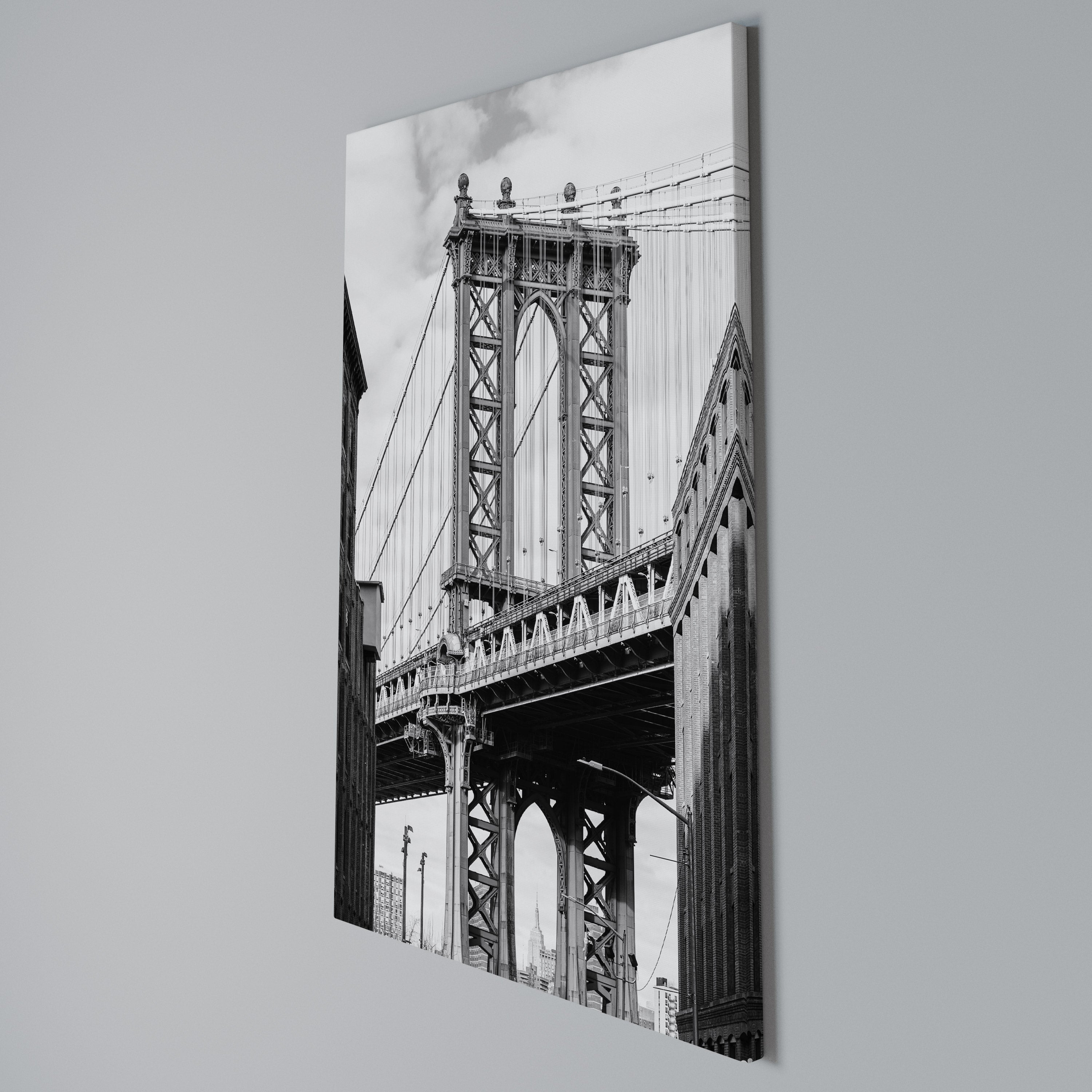 BRIDGE OF TIME Vertical Canvas Print
