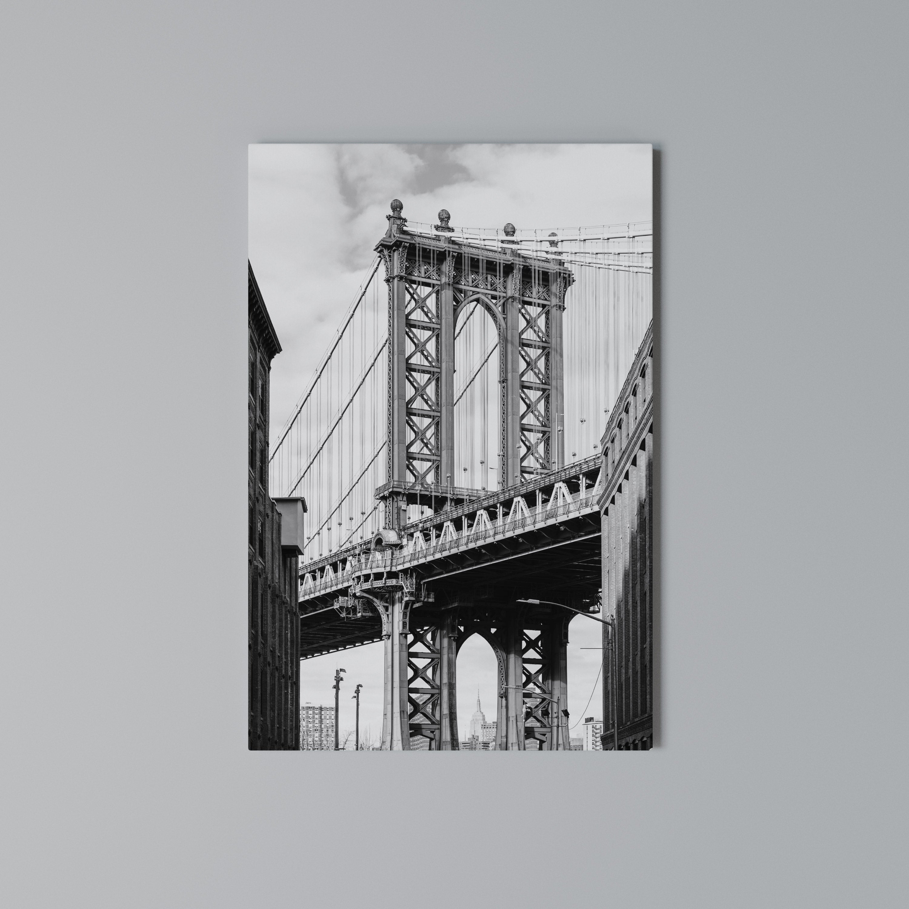 BRIDGE OF TIME Quadro em tela vertical
