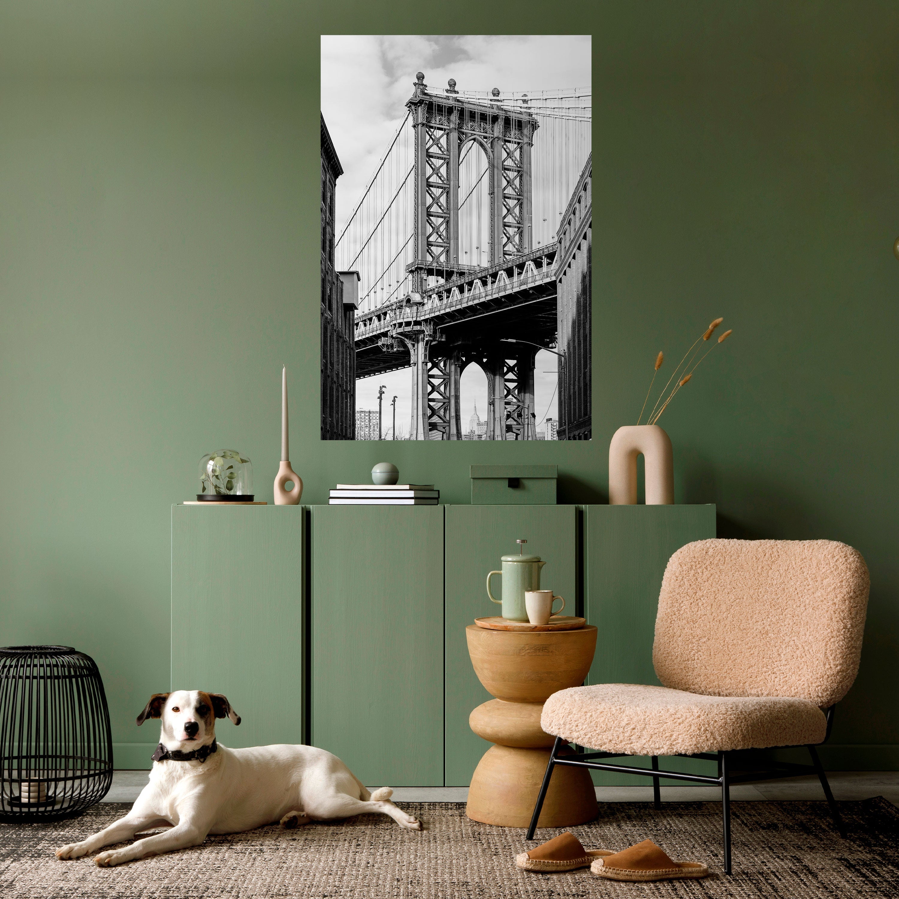 BRIDGE OF TIME Poster Vertical Autocolante