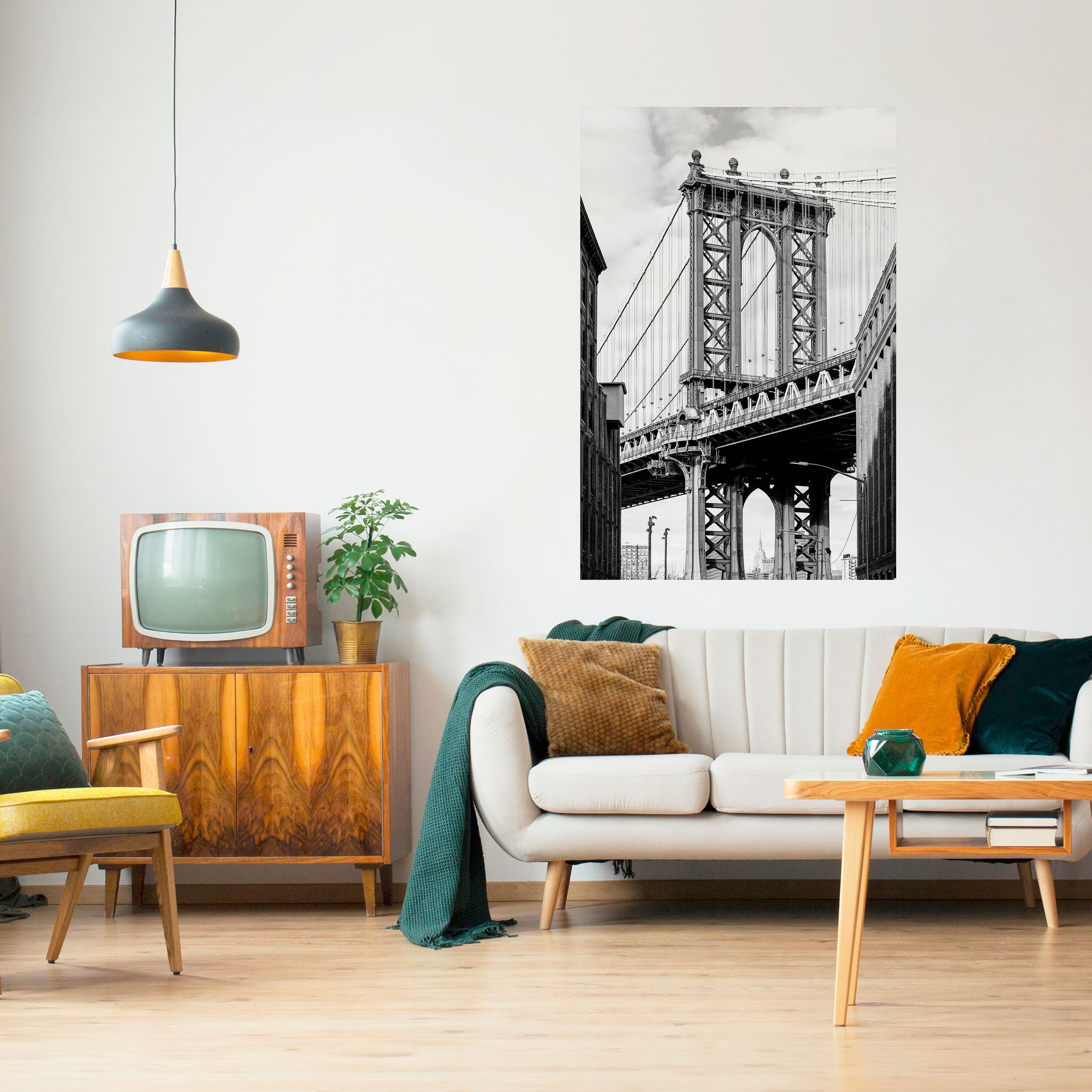 BRIDGE OF TIME Poster Vertical Autocolante