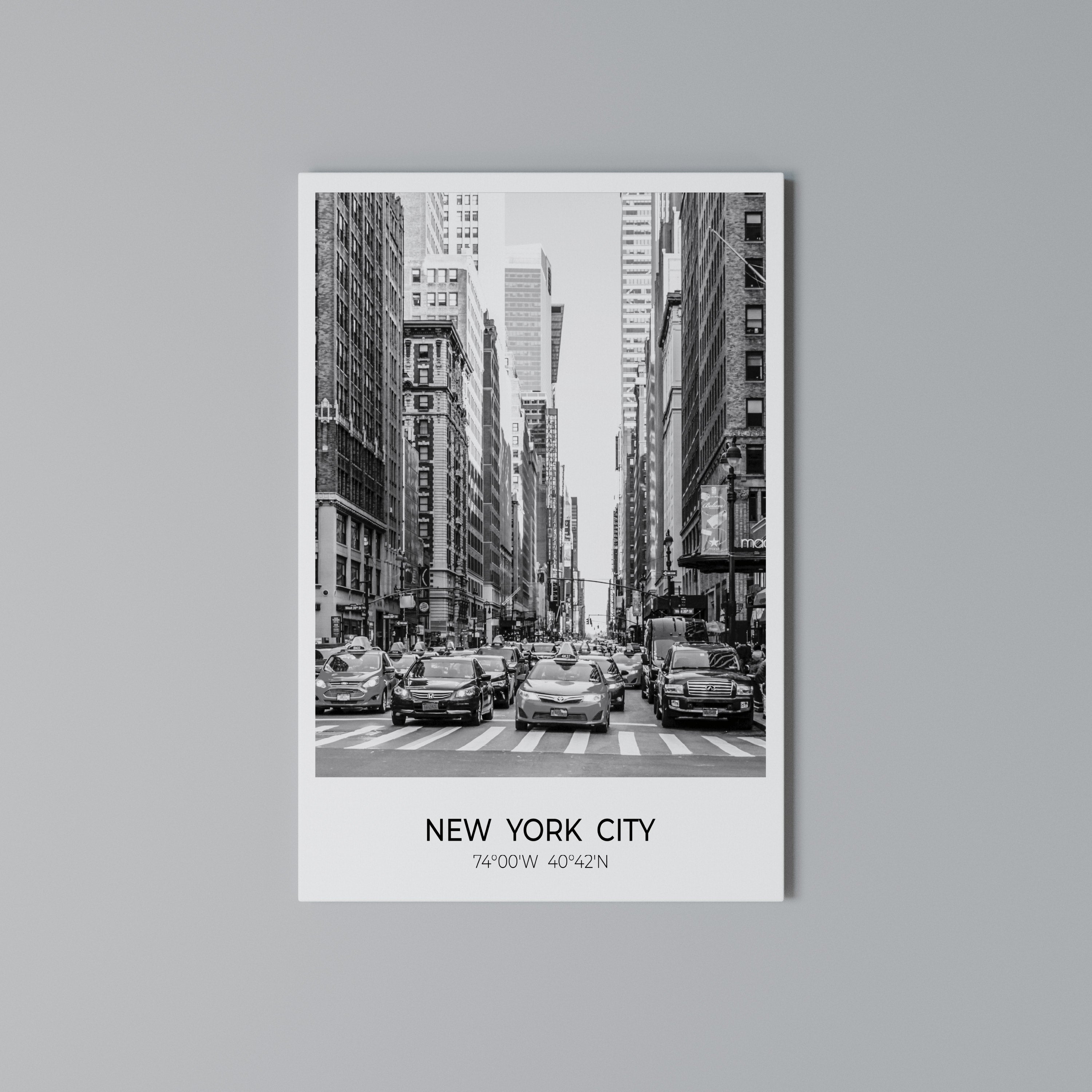 TIMELESS NEW YORK VIBES Quadro em tela vertical