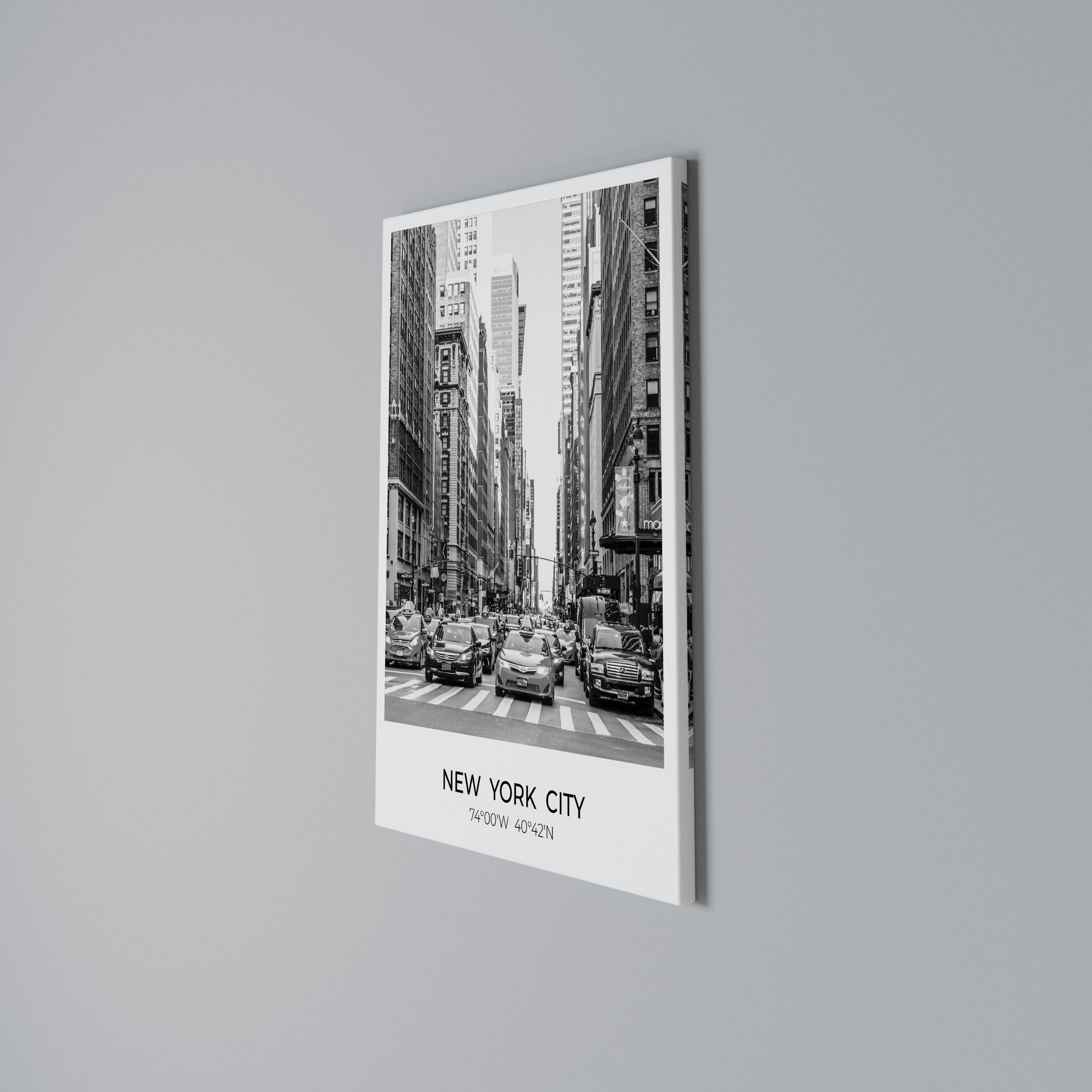 TIMELESS NEW YORK VIBES Quadro em tela vertical