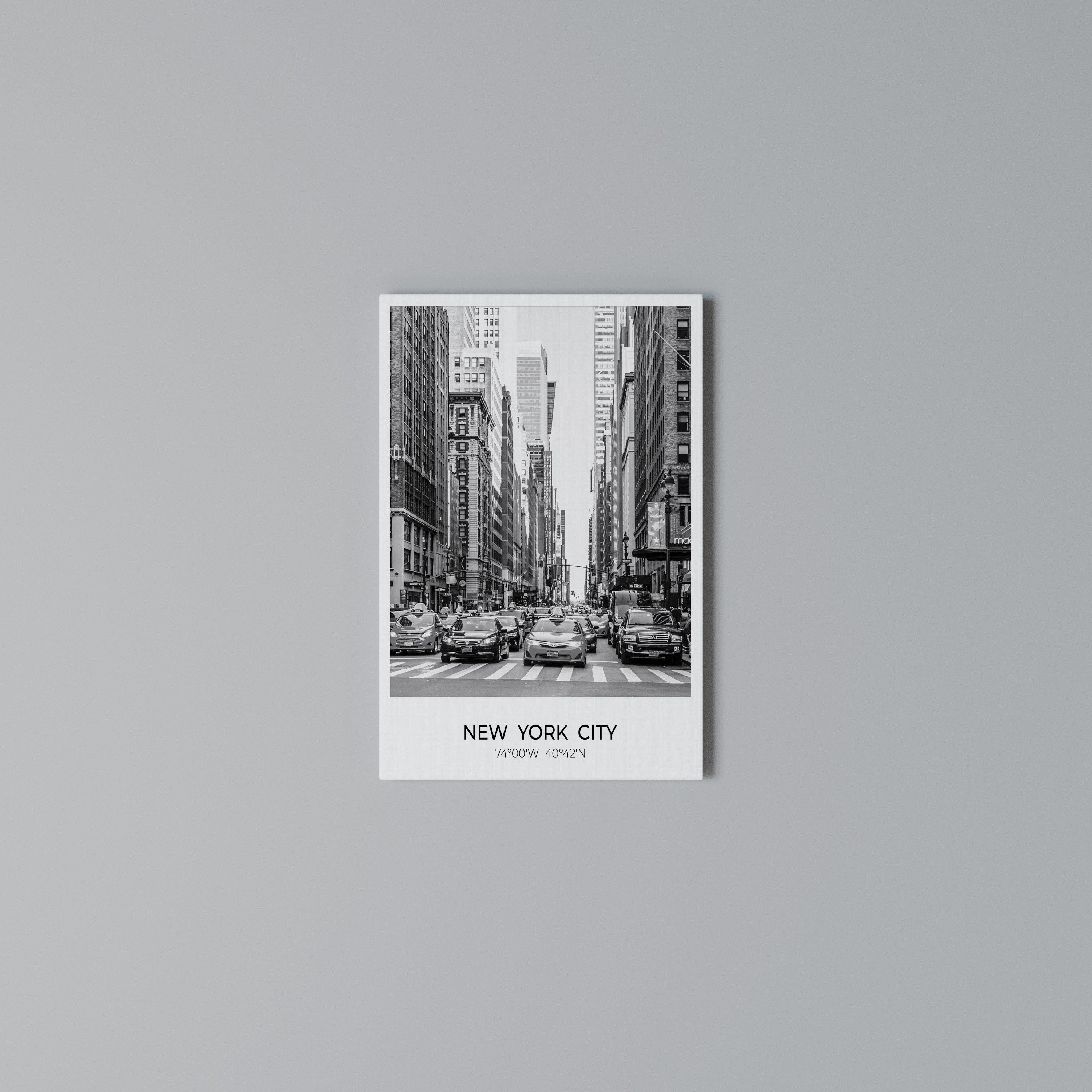 TIMELESS NEW YORK VIBES Quadro em tela vertical