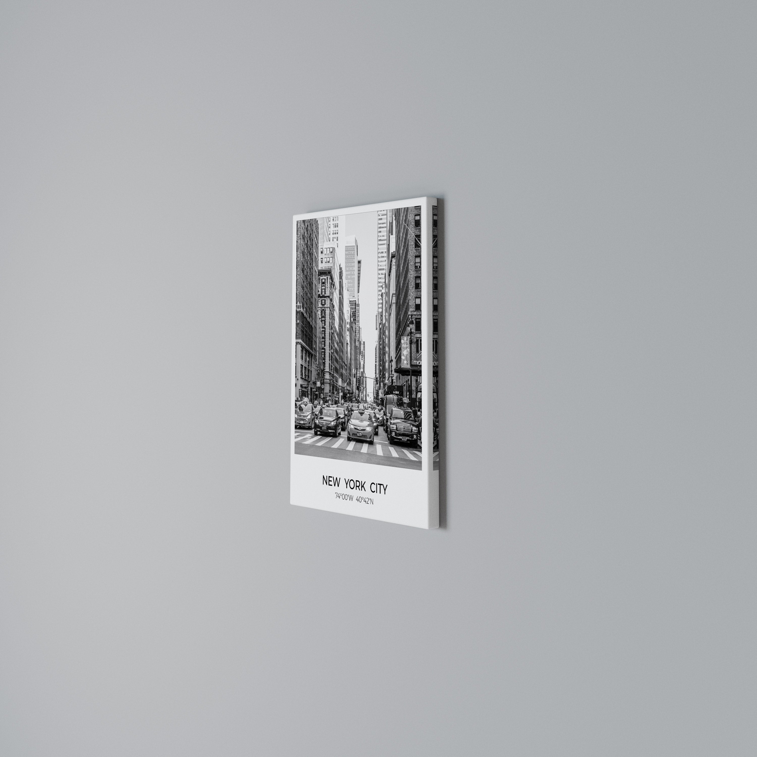 TIMELESS NEW YORK VIBES Quadro em tela vertical