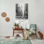 TIMELESS NEW YORK VIBES Poster Vertical Autocolante