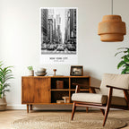 TIMELESS NEW YORK VIBES Poster Vertical Autocolante