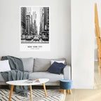 TIMELESS NEW YORK VIBES Poster Vertical Autocolante
