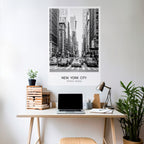 TIMELESS NEW YORK VIBES Poster Vertical Autocolante