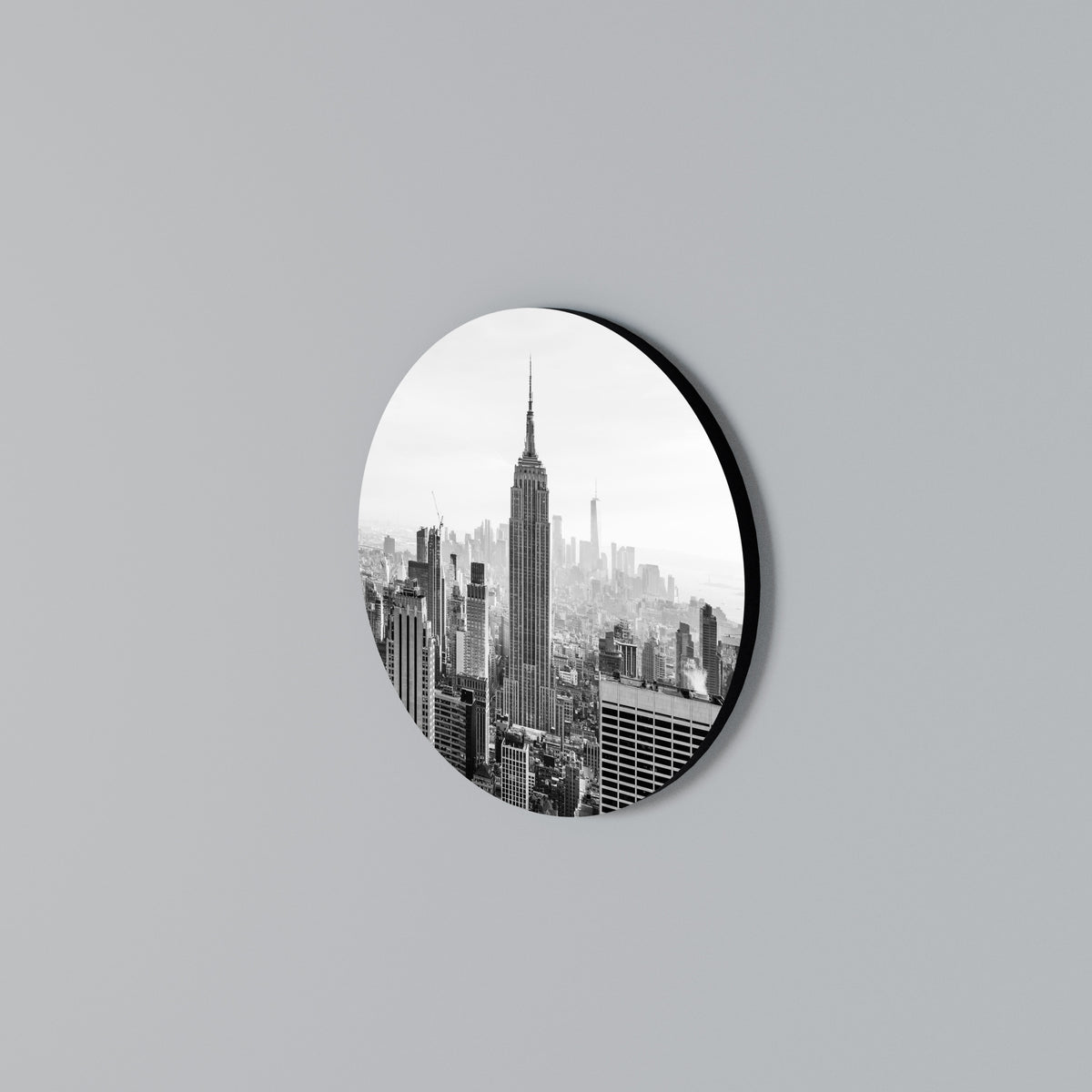 EMPIRE STATE BUILDING Arte de Parede Redonda