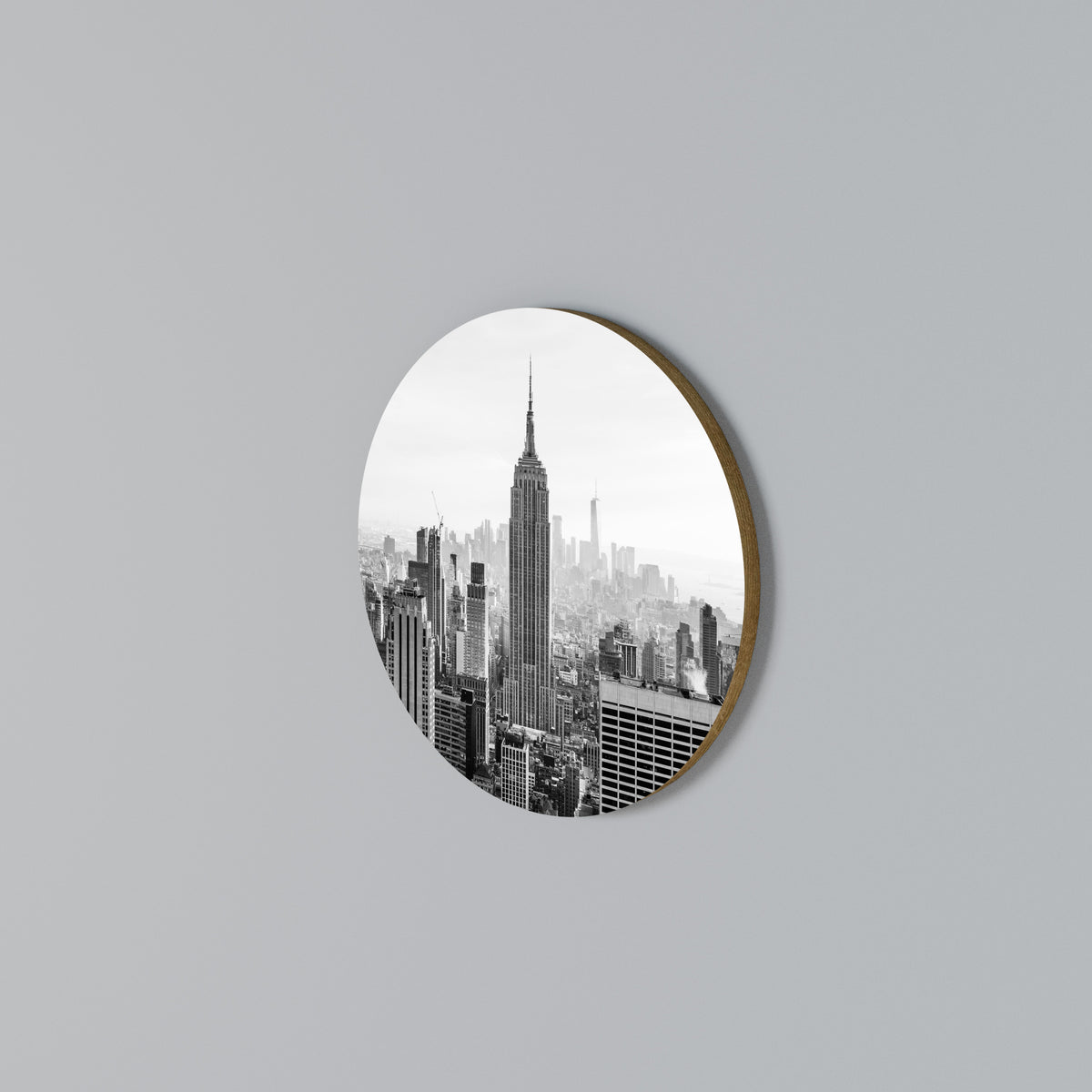 EMPIRE STATE BUILDING Arte de Parede Redonda