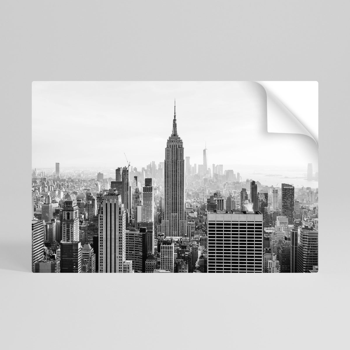 EMPIRE STATE BUILDING Póster Autocolante Horizontal