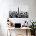 EMPIRE STATE BUILDING Peel and Stick Horizontal Poster