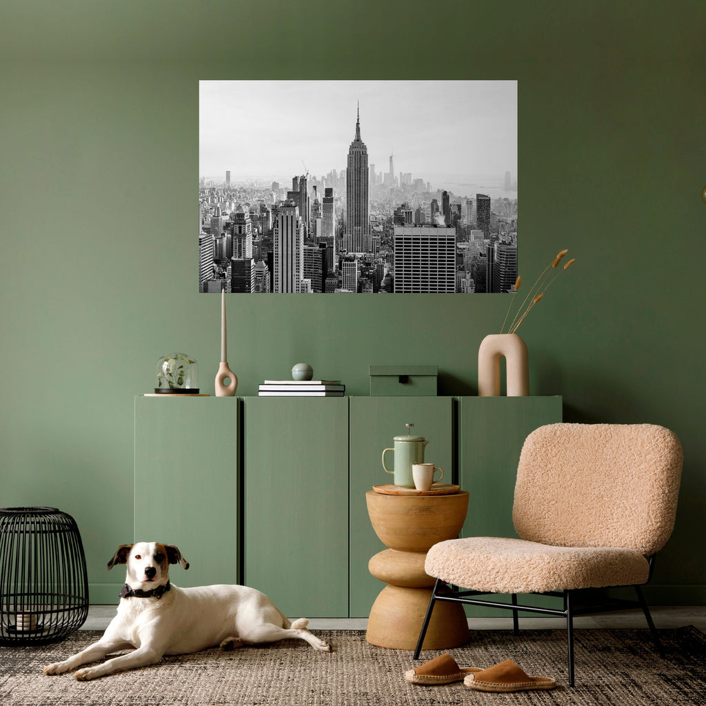 EMPIRE STATE BUILDING Peel and Stick Horizontal Poster