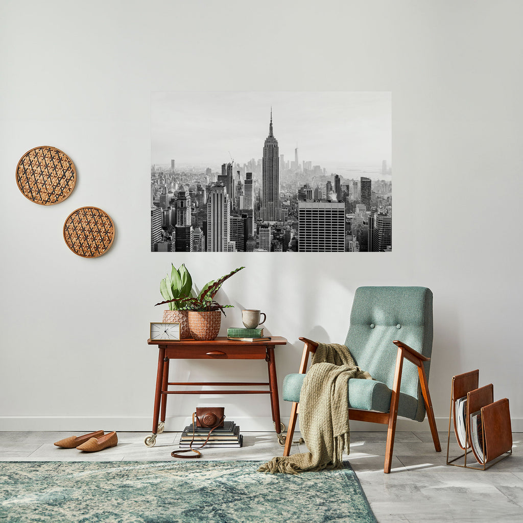 EMPIRE STATE BUILDING Peel and Stick Horizontal Poster