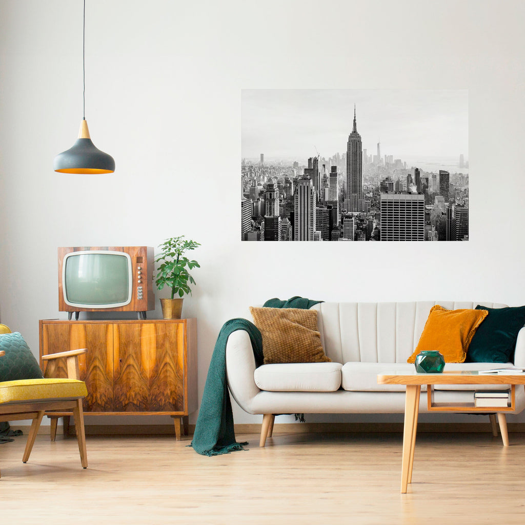 EMPIRE STATE BUILDING Peel and Stick Horizontal Poster