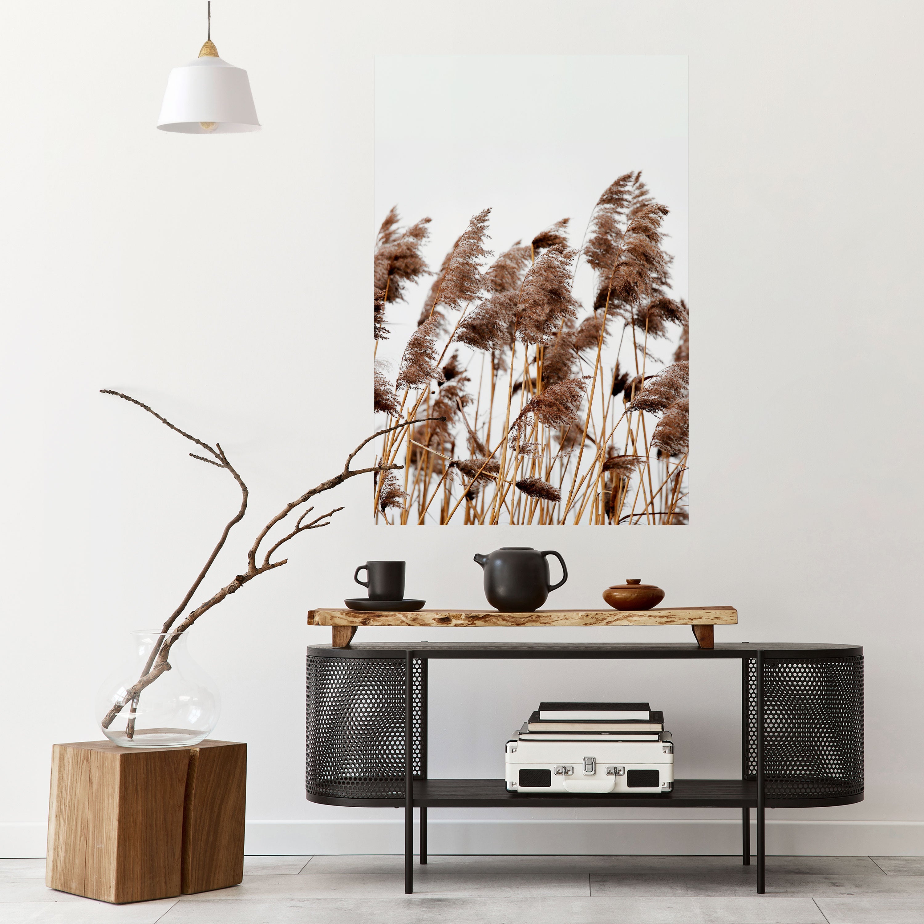 DANCE OF REEDS Peel and Stick Vertical Poster