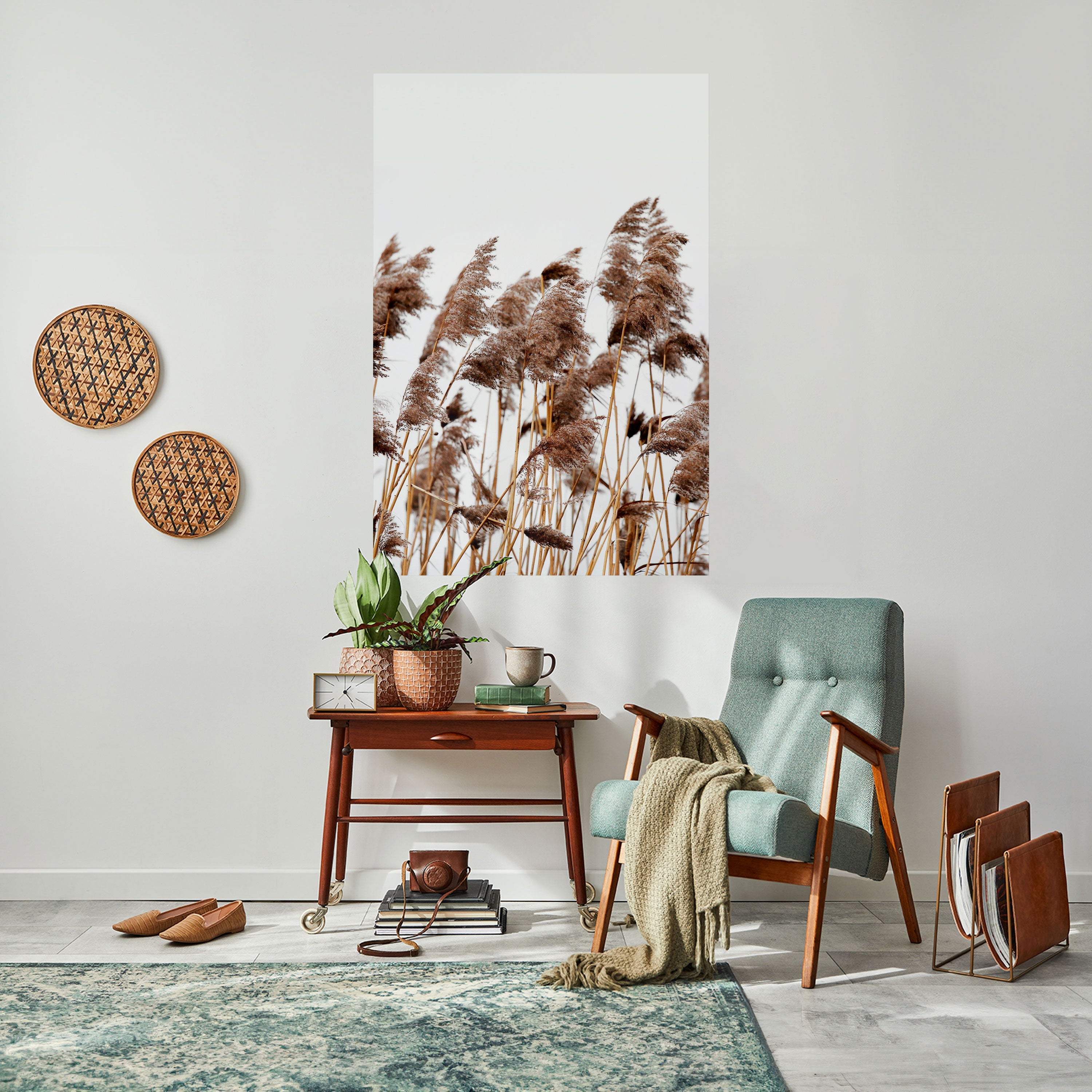 DANCE OF REEDS Peel and Stick Vertical Poster