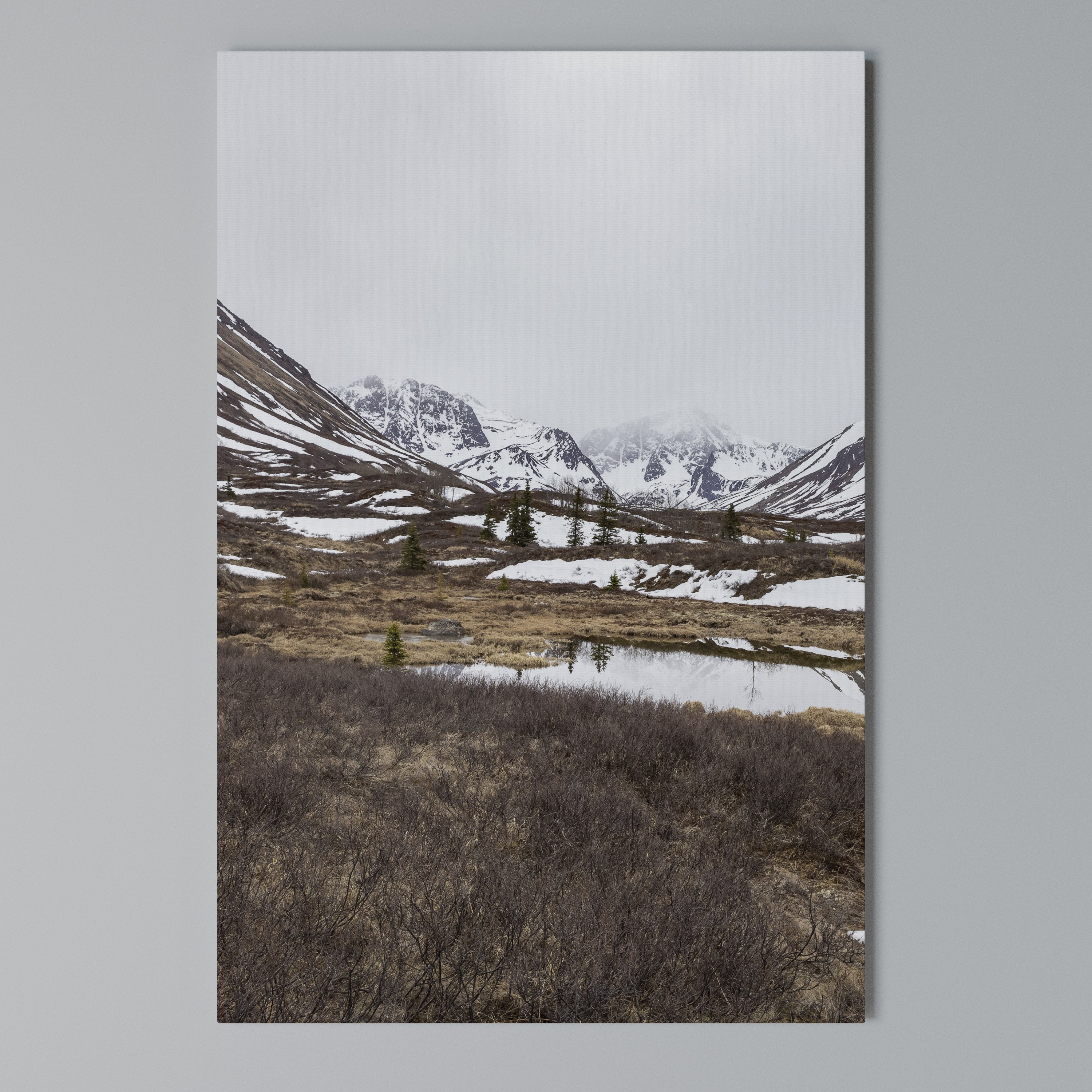 ECHOES OF WINTER Quadro em tela vertical