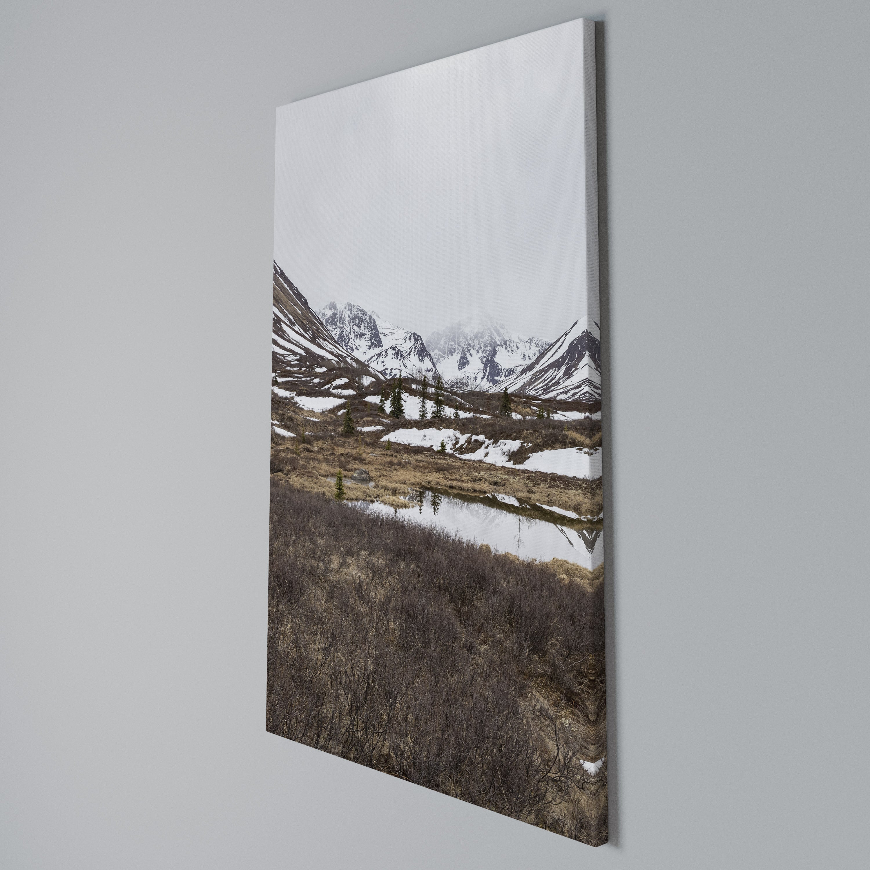 ECHOES OF WINTER Quadro em tela vertical