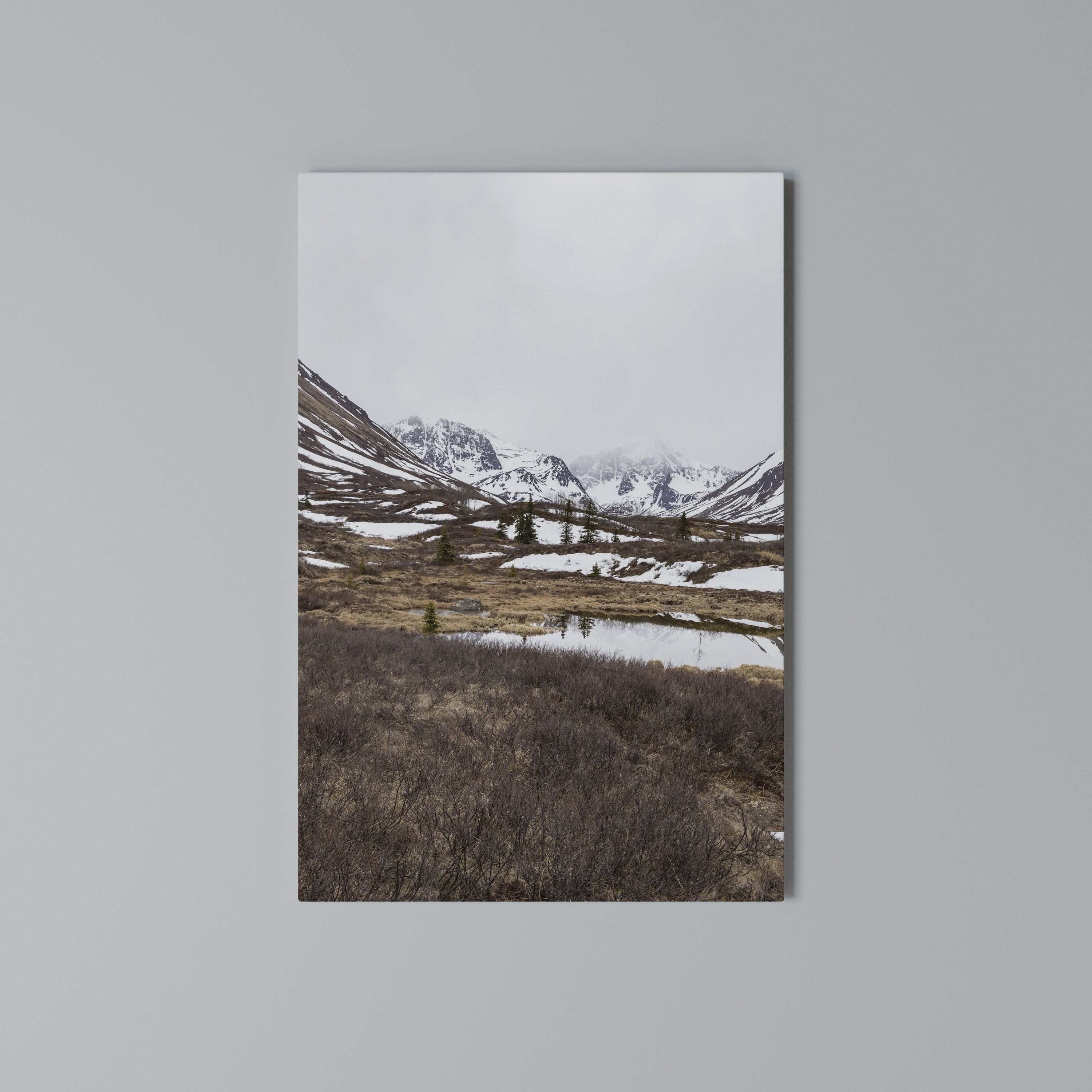 ECHOES OF WINTER Quadro em tela vertical