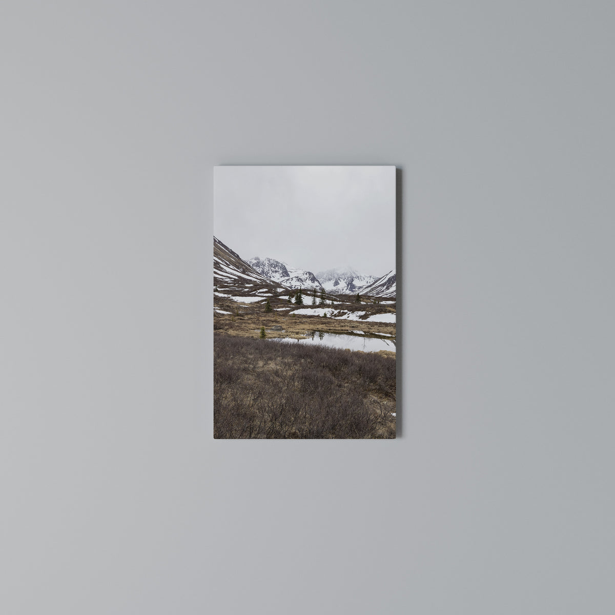ECHOES OF WINTER Quadro em tela vertical