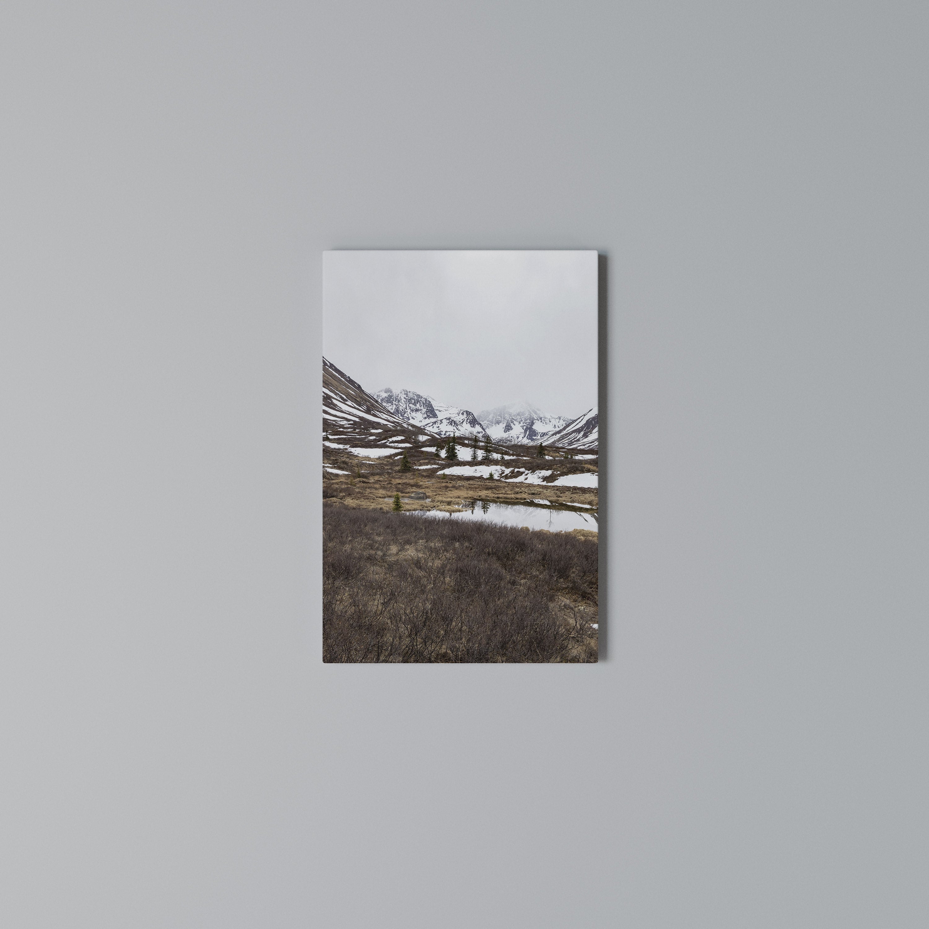 ECHOES OF WINTER Quadro em tela vertical